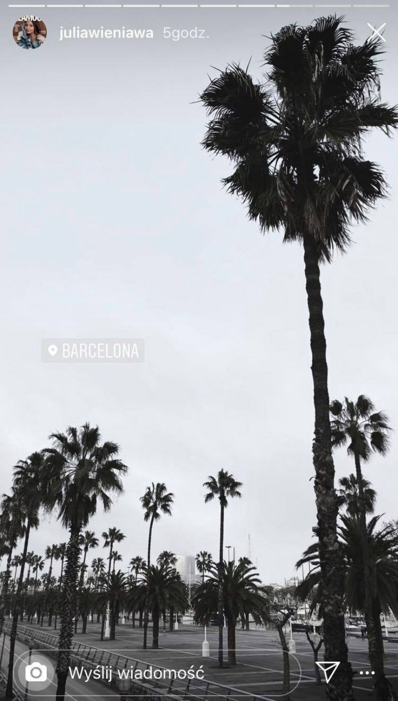 Julia Wieniawa zwiedza Barcelonę