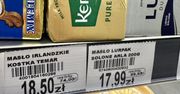 18,50 zł za kostkę masła. Zdjęcie z osiedlowego sklepu wywołało burzę w sieci