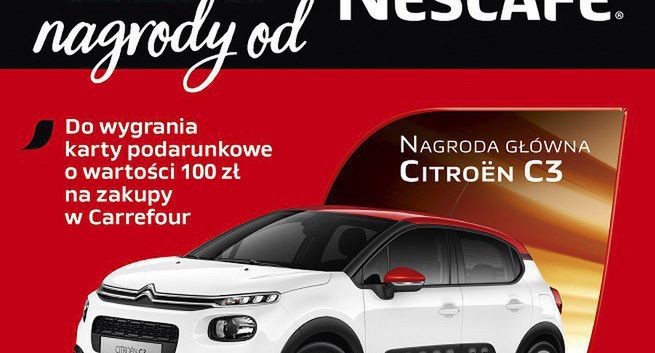 Nescafé z loterią w sieci sklepów Carrefour