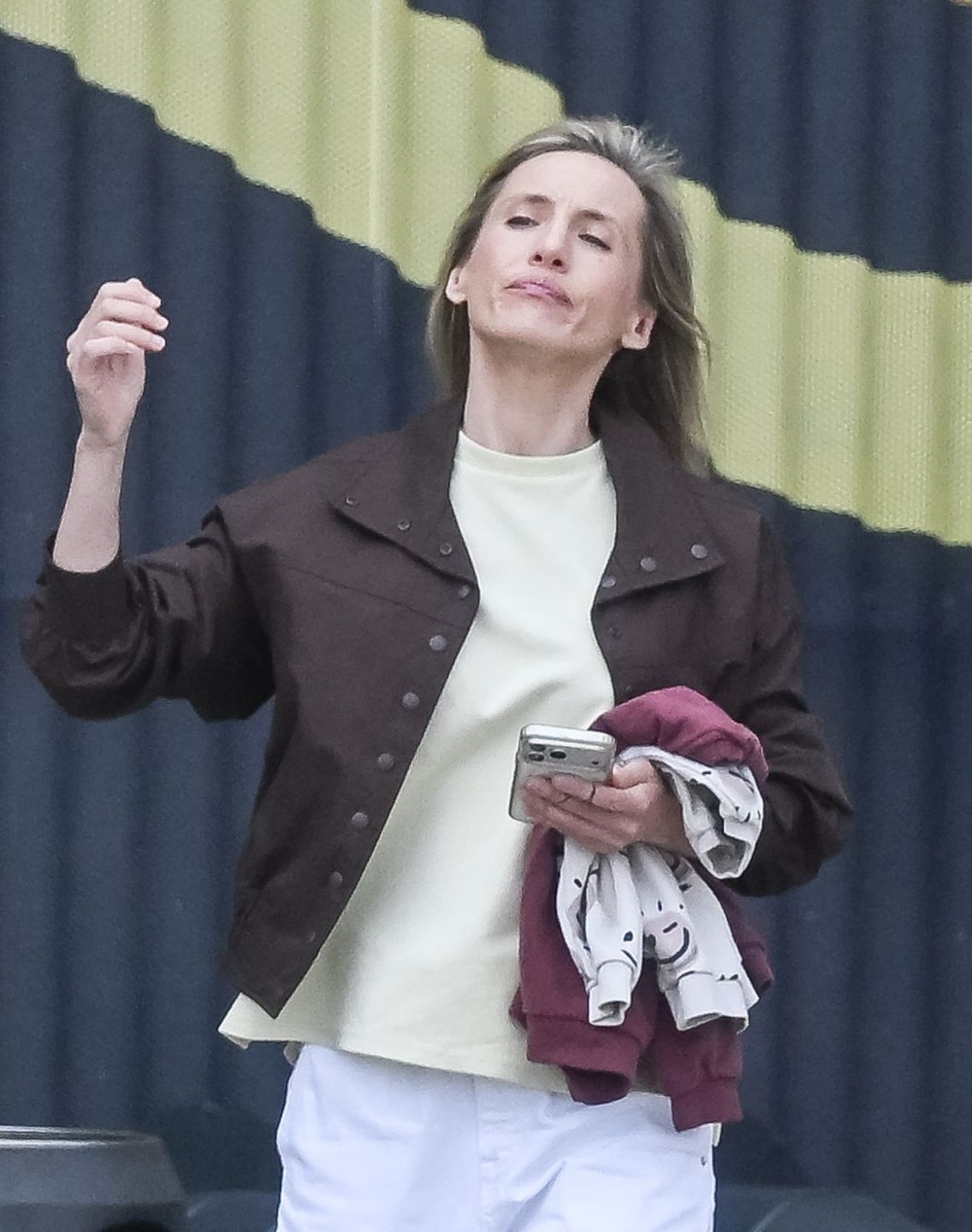 Pola Wiśniewska odwiedziła studio Polsatu w towarzystwie synów