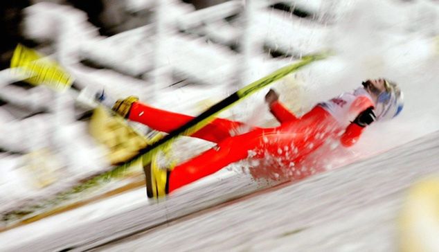 Moment upadku Morgensterna w Ruce. Fot. Getty Images