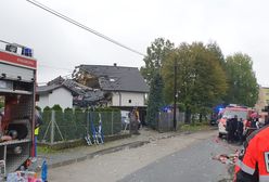 Wybuch gazu w domu jednorodzinnym, jedna osoba w stanie ciężkim
