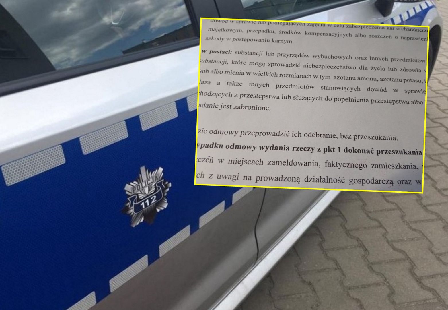 Policja zapukała mu do drzwi o 6 rano. Klient Allegro przeżył szok