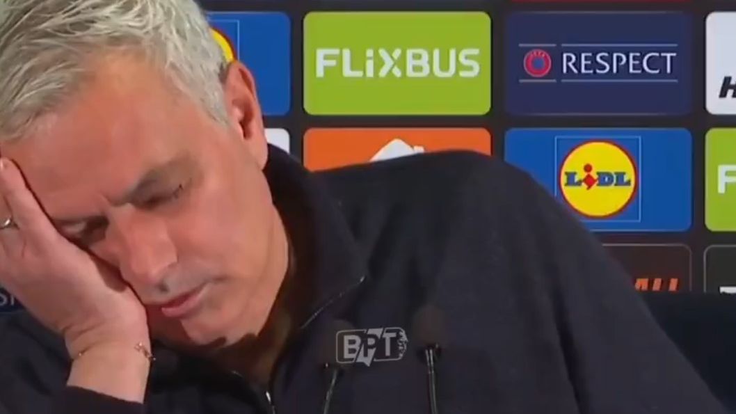 Twitter / BPT / Reakcja Mourinho na pytanie dziennikarza