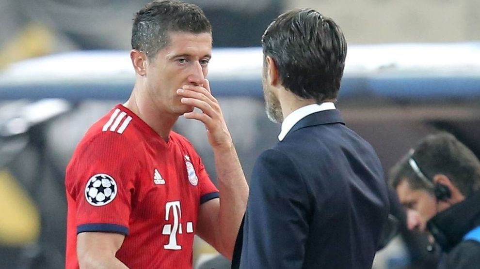 Robert Lewandowski i Niko Kovac