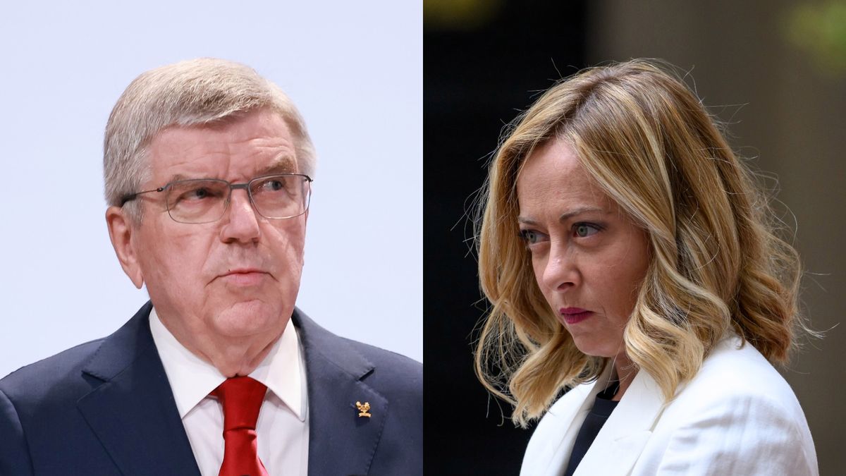 Getty Images / Arturo Holmes / Antonio Masiello / Na zdjęciu: Thomas Bach i Giorgia Meloni