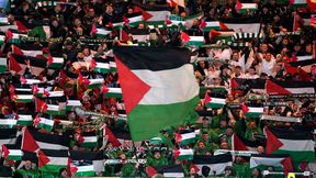 Klub apelował, a fani? Morze flag Palestyny na trybunach
