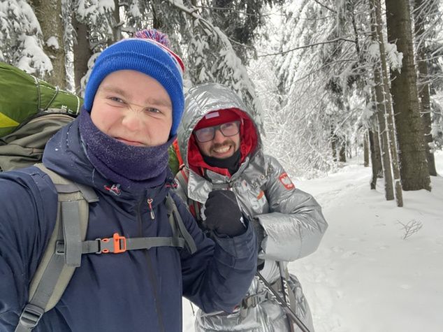 Jędrzej Józefowicz i Piotr Kilian zmierzą się ze słynnym szlakiem na Grenlandii. Przed nimi miesięczna wyprawa. Fot. Polak w Podróży