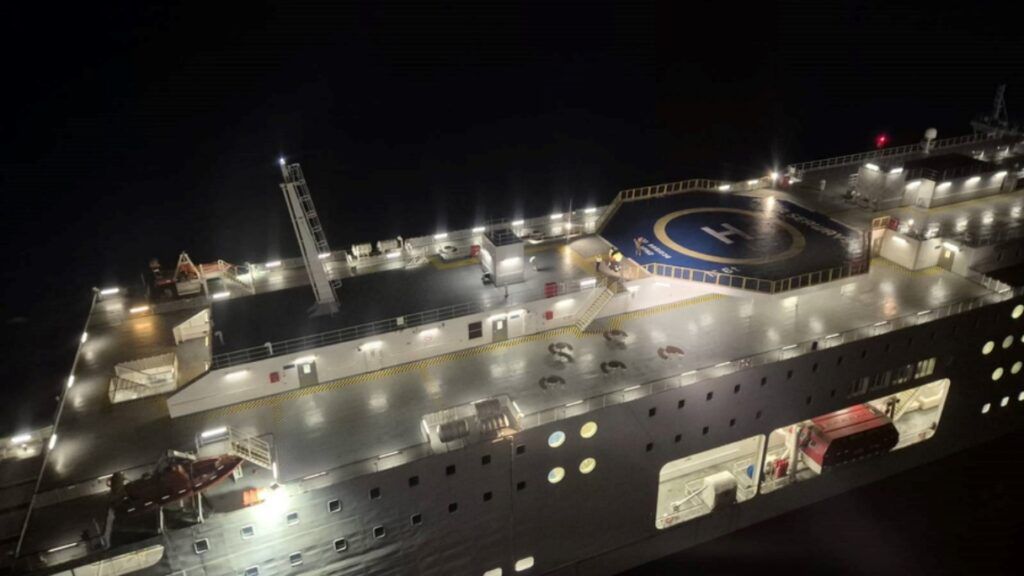 Ewakuacja medyczna z promu Aura Seaways na Bałtyku / Portal Stoczniowy