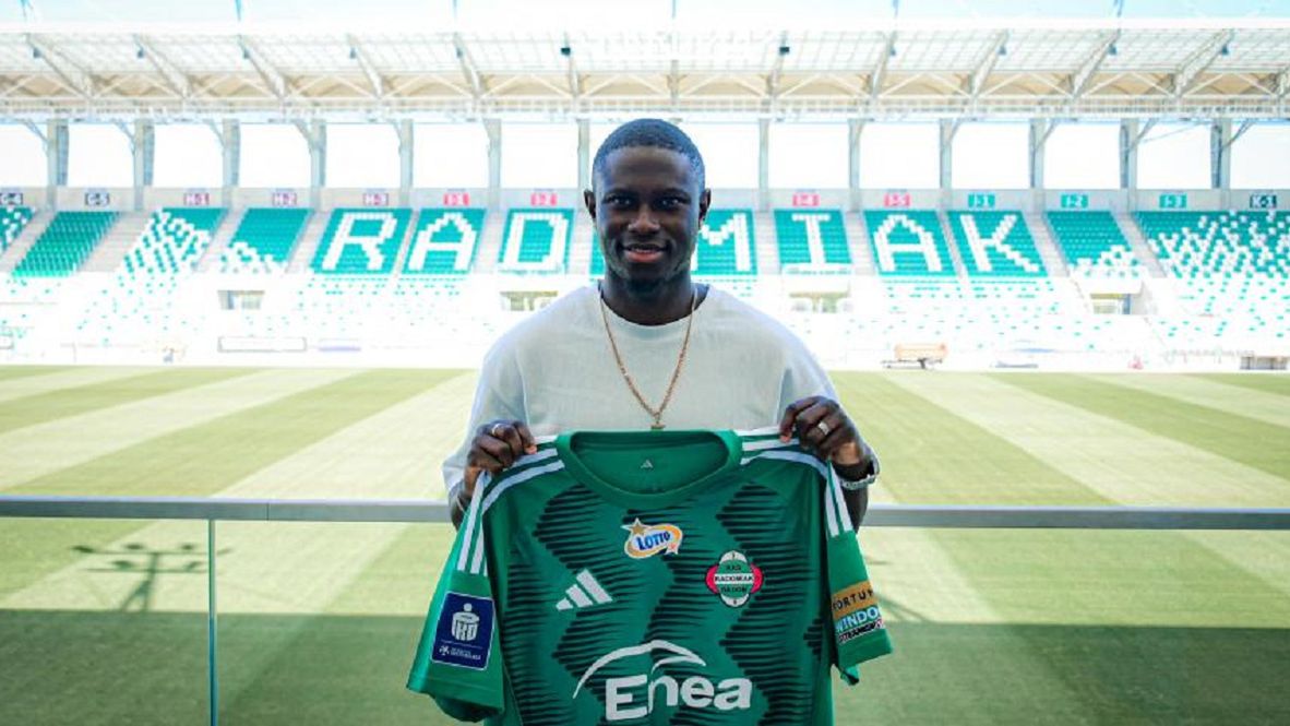 Materiały prasowe / Radomiak Radom / Na zdjęciu: Elves Balde