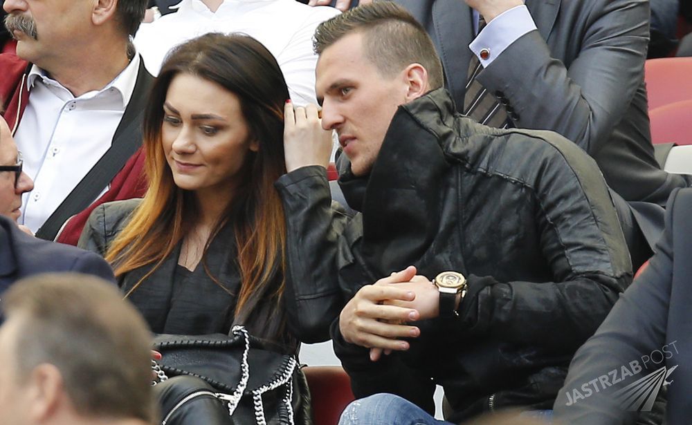 Arkadiusz Milik i Jessica Ziółek
Fot. akpa