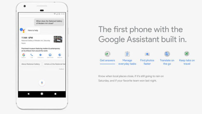 Pixel i Pixel XL to pierwsze smartfony z wbudowanym Asystentem Google'a