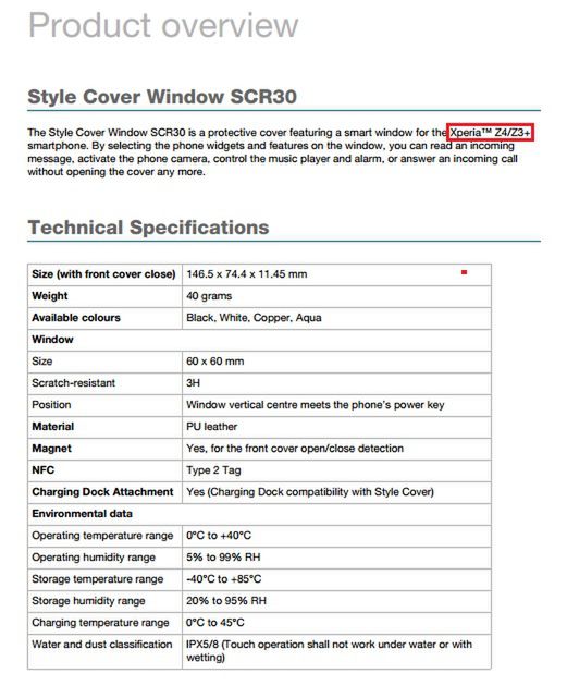 Sony Xperia Z4 może być dostępna poza Japonią, ale z małą różnicą 2