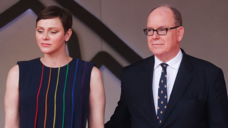 Księżna Charlene i książę Albert