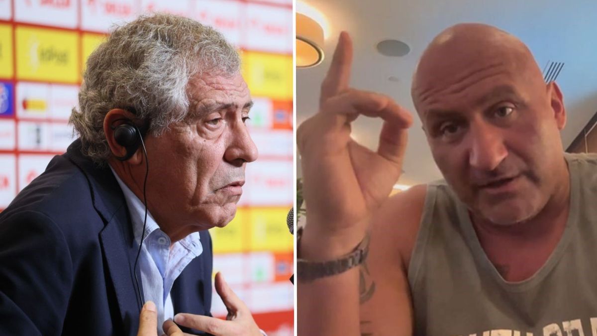 Na zdjęciu: Fernando Santos i Marcin Najman