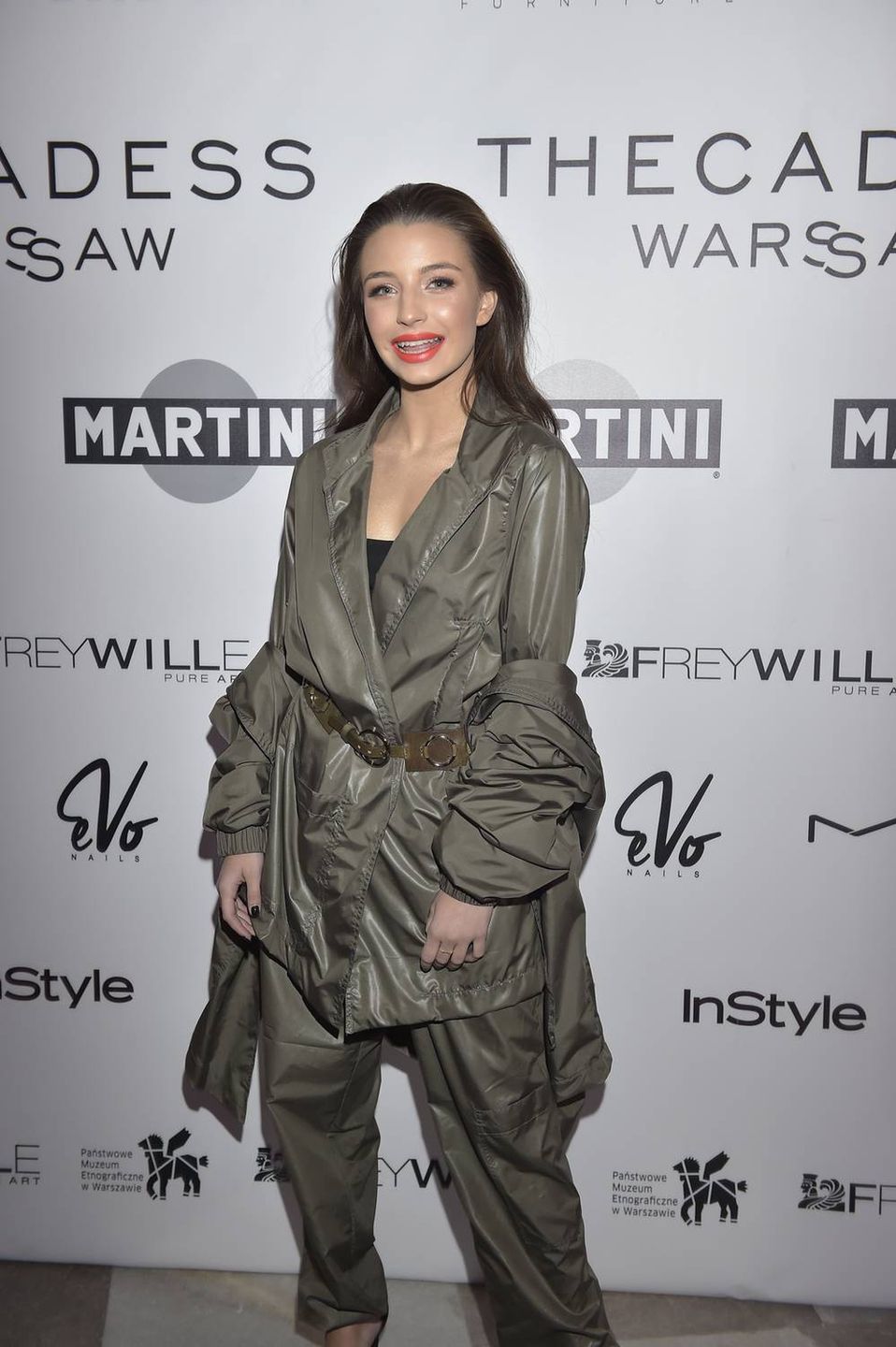 Julia Wieniawa na pokazie marki THECADESS