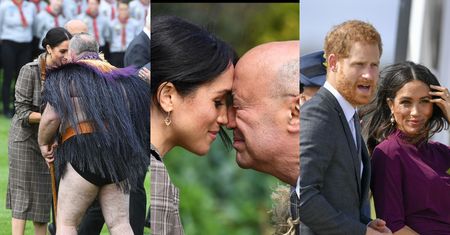 Meghan Markle styka się czołem z Maorysem na powitanie w Nowej Zelandii (ZDJĘCIA)