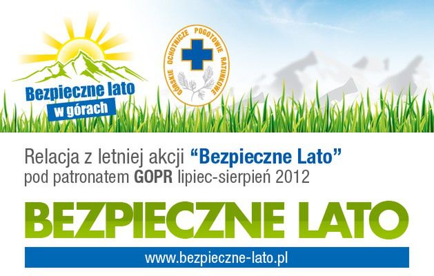 "Bezpieczne lato" pod patronatem GOPR