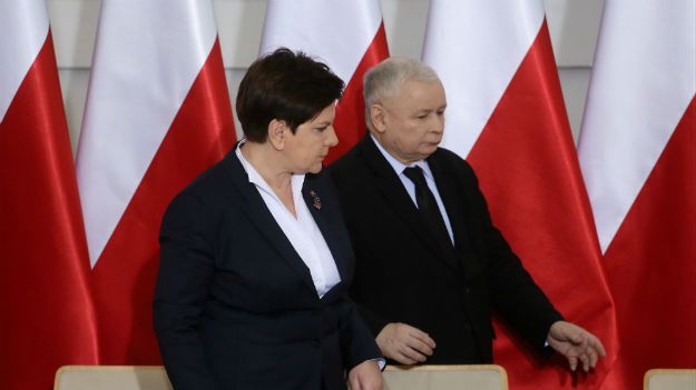 Beata Szydło i Jarosław Kaczyński