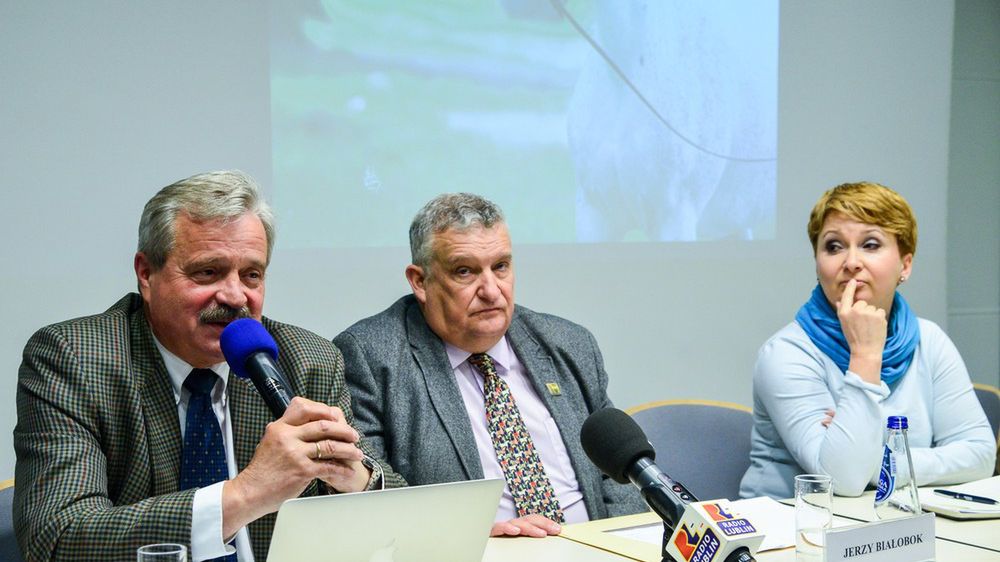 Od lewej: Marek Trela, Jerzy Białobok, Anna Stojanowska