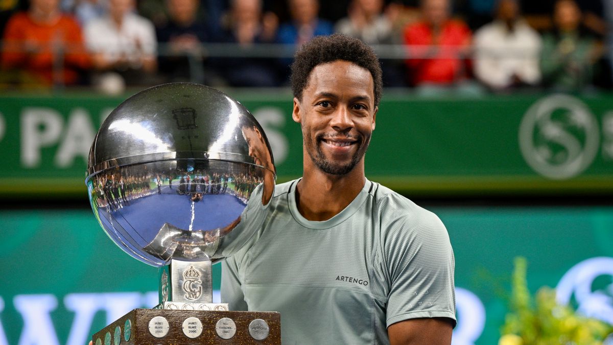 PAP/EPA / Anders Wiklund / Na zdjęciu: Gael Monfils, mistrz BNP Paribas Nordic Open 2023