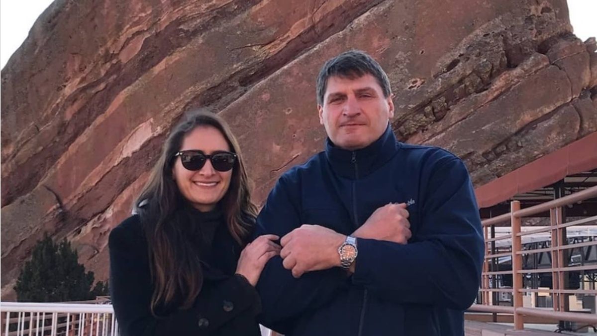 Andrzej i Mariola Gołota na wspólnym zdjęciu