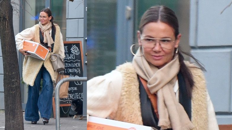 Kinga Rusin odwiedza piekarnię z Czarkiem Lisem