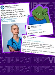 Działaczka KORWiN obraża rezydentkę psychiatrii z ogoloną głową. "Coś jest zachwiane"