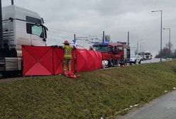 Ogromna tragedia w Częstochowie. Ciężarówka ciągnęła pieszego przez kilkaset metrów