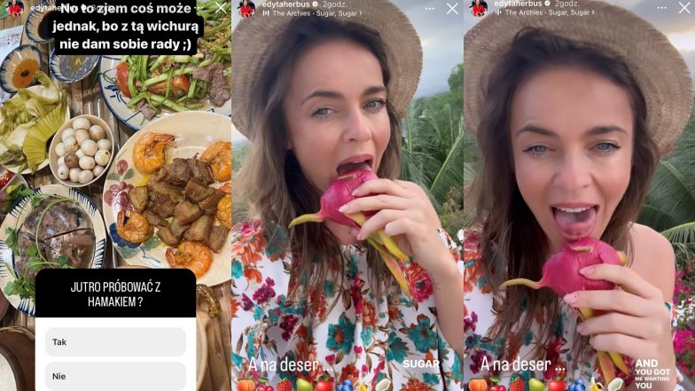 Edyta Herbuś relacjonuje wakacje z ukochanym