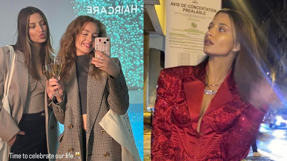 Julia Wieniawa i Wiktoria Gąsiewska "celebrują życie" w Paryżu