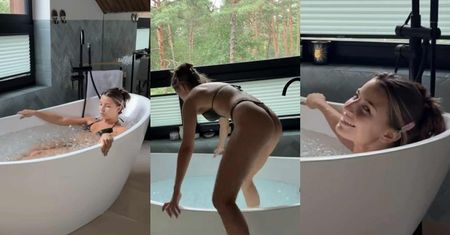 Julia Wieniawa relacjonuje kąpiel w wannie wypełnionej LODEM: "Zwyczajna niedziela"