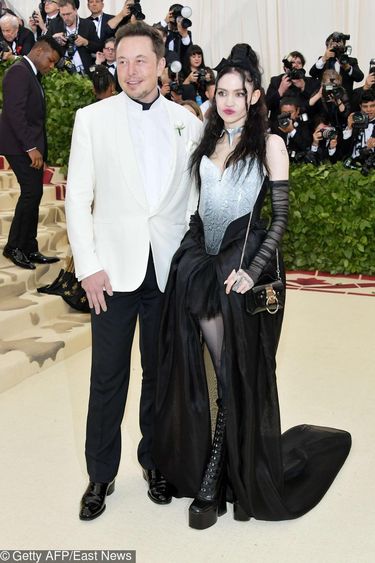 Elon Musk i Grimes razem na MET Gala 2018