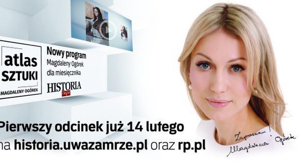 Magdalena Ogórek poprowadzi program „Atlas sztuki” w internecie