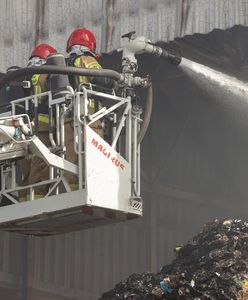 Poranny pożar na wysypisku. Akcja strażaków