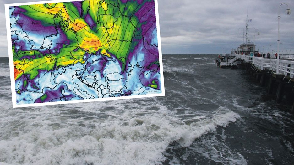 Pogoda. Sztorm na Bałtyku. Ostrzeżenia IMGW 2. stopnia