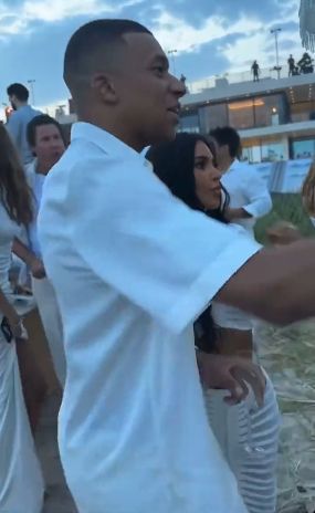 Kylian Mbappé i Kim Kardashian