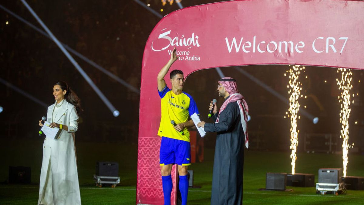 Getty Images / Yasser Bakhsh / Prezentacja Cristiano Ronaldo w Al Nassr