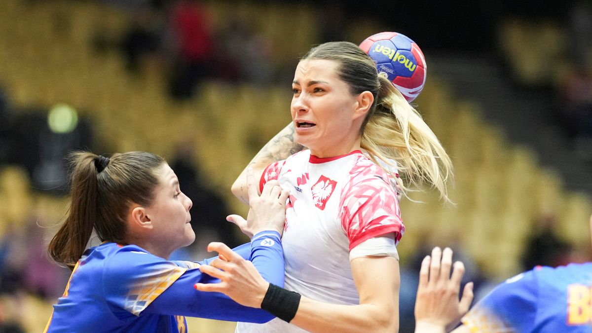 PAP/EPA / Claus Fisker / Na zdjęciu: Aleksandra Rosiak podczas meczu Polska - Rumunia na MŚ 2023