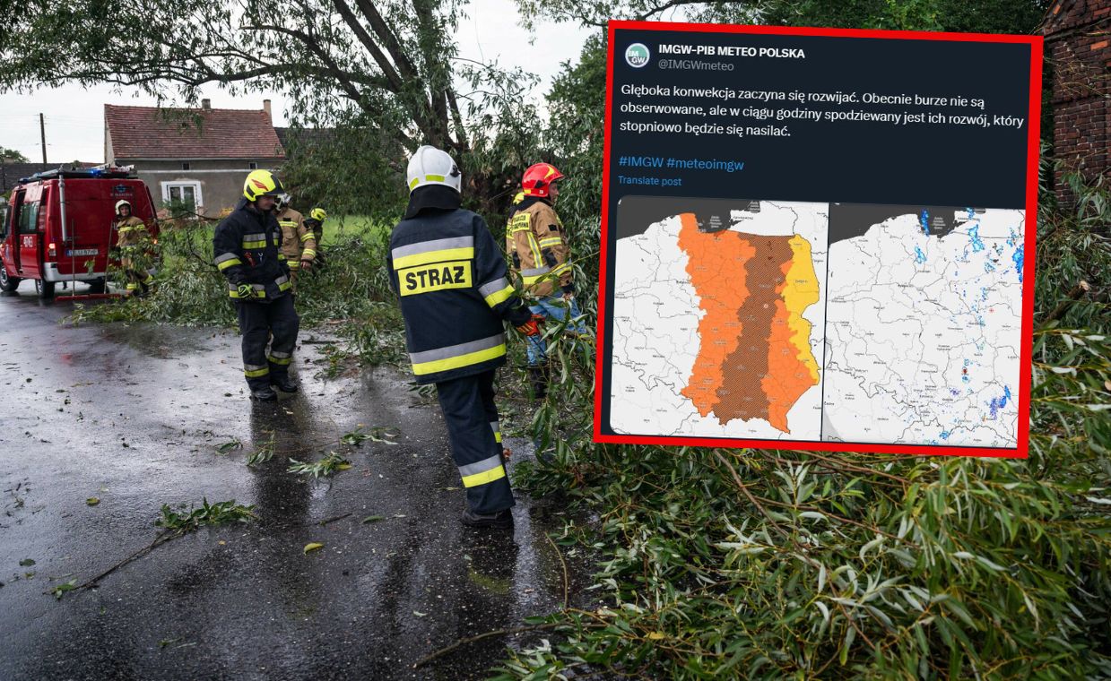 Zacznie po południu. RCB rozsyła alerty ws. nawałnicy