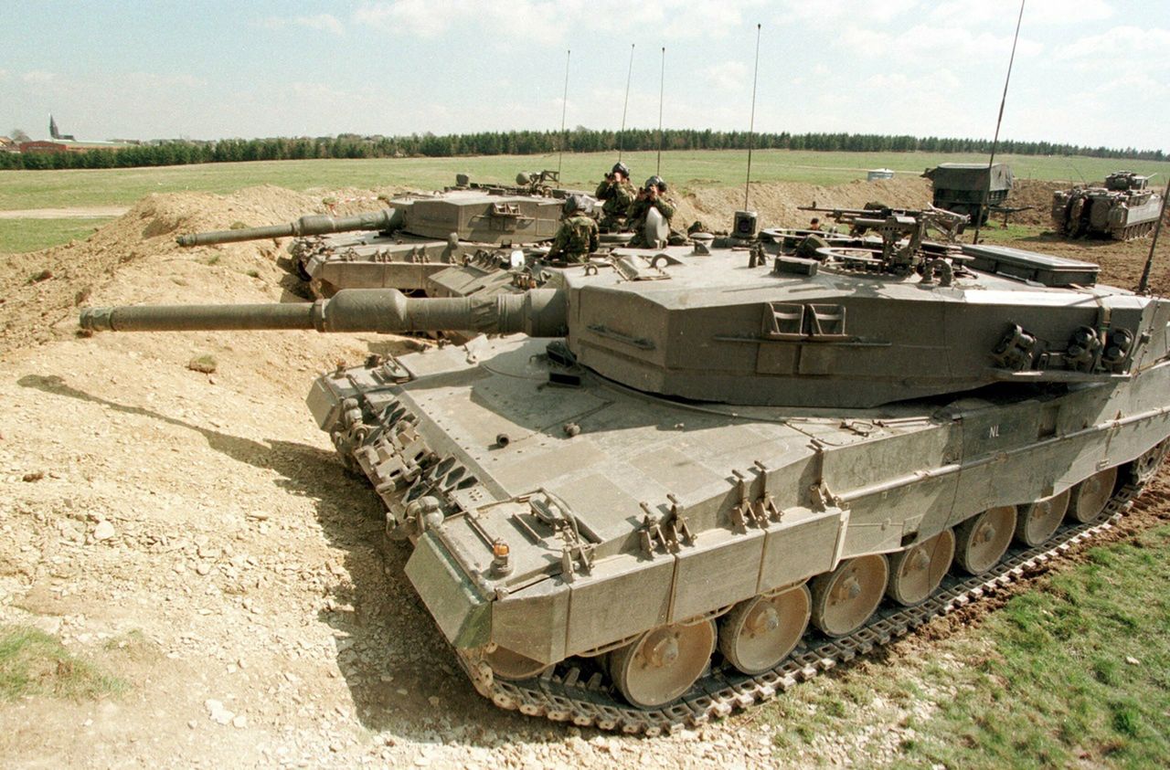 Leopard 2A4 stanowił podstawę holenderskich wojsk pancernych w czasie zimnej wojny