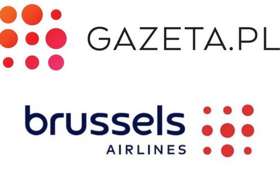 Logo belgijskich linii lotniczych prawie identyczne jak logo Gazeta.pl