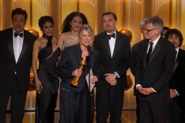 Twórcy filmu „Jedna bitwa po drugiej” na gali Złotych Globów