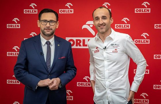 Orlen będzie sponsorował inny zespół Formuły 1, Robert Kubica dalej w reklamach