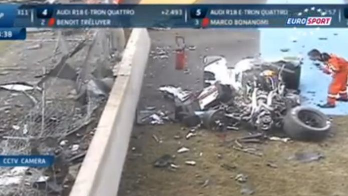 Koszmarny wypadek Duvala w sesji treningowej! [24 Heures du Mans 2014] 1