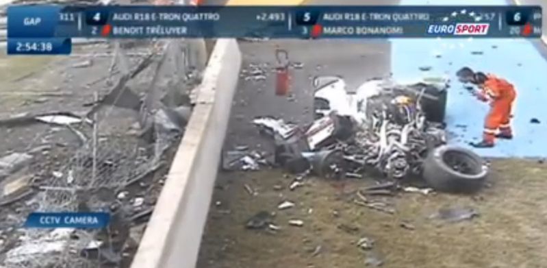 Koszmarny wypadek Duvala w sesji treningowej! [24 Heures du Mans 2014]