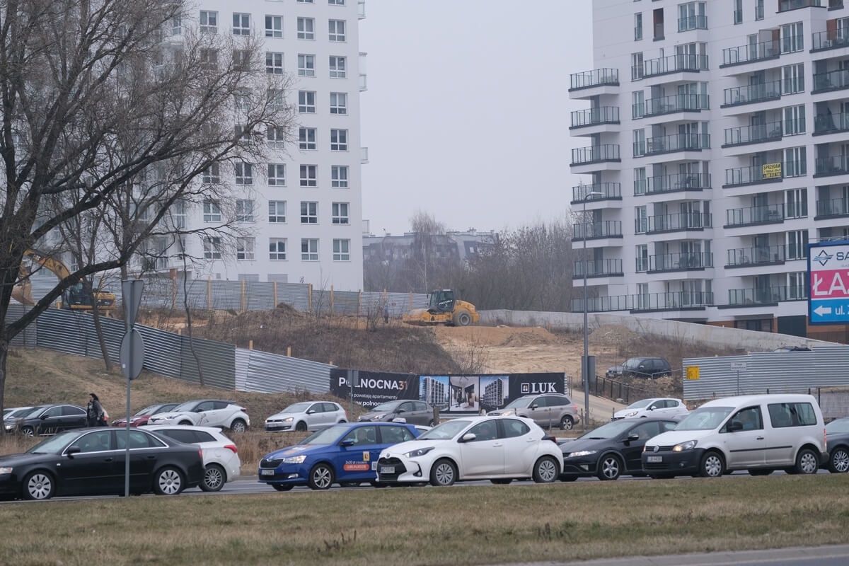 Ruszyły prace ziemne na budowie apartamentowca przy ul. Północnej 31 w Lublinie