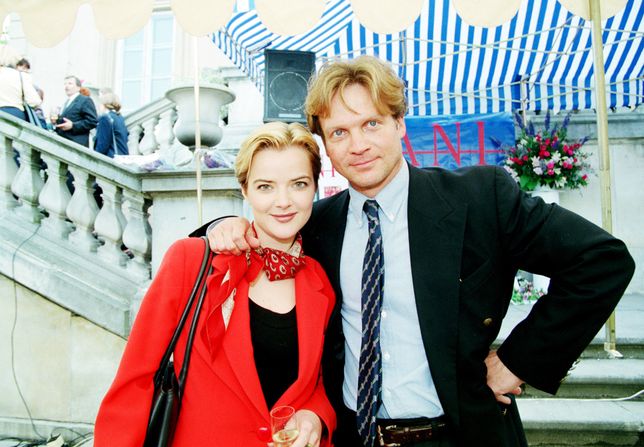 Monika Richardson z mężem Willem w 1998 roku
