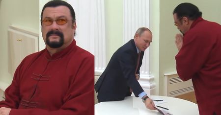 Steven Seagal został oficjalnie obywatelem Rosji (WIDEO)