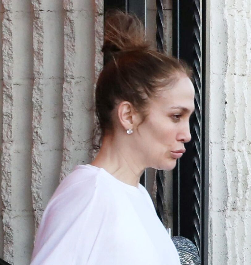 Jennifer Lopez bez makijażu